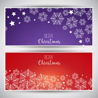 Kerstbanners vector