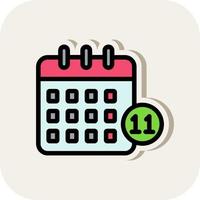 kalender vector icoon ontwerp