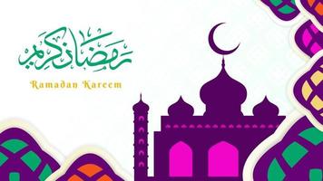 Ramadan kareem ontwerpen. Islamitisch groet achtergrond sjabloon met Ramadan voor viering ontwerp. banier, omslag, behang. vector illustratie.