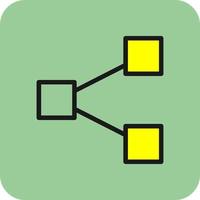 project diagram vector icoon ontwerp