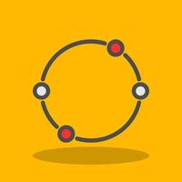 punt cirkel vector icoon ontwerp