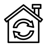 recycling centrum icoon ontwerp vector