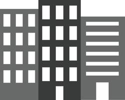 gebouw vector icoon. gebouw illustratie zwart een wit vector icoon geïsoleerd Aan wit achtergrond - vector. gebouw icoon.