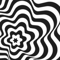 psychedelisch stijl van abstract groovy achtergrond vector illustratie