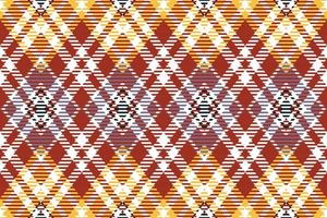 abstract Schotse ruit patroon naadloos textiel is een gevormde kleding bestaande van kris gekruist, horizontaal en verticaal bands in meerdere kleuren. Schotse ruiten zijn beschouwd net zo een cultureel icoon van Schotland. vector