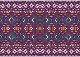 etnisch afdrukken tribal kleur meetkundig traditioneel etnisch oosters ontwerp voor de achtergrond. volk borduurwerk, Indisch, scandinavisch, zigeuner, Mexicaans, Afrikaanse tapijt, tapijt. vector