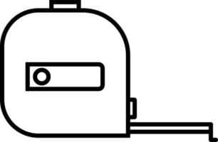 gebouw, meten lijn vector ontwerp van bouw, presentatie sjabloon voor website banier en landen bladzijde kop, tijdlijn, infographics - vector Aan wit achtergrond