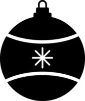 Kerstmis bal icoon, vlak ontwerp het beste vector icoon. vector icoon