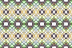 controleren plaids patroon is een gevormde kleding bestaande van kris gekruist, horizontaal en verticaal bands in meerdere kleuren.plaid naadloos voor sjaal, pyjama, deken, dekbed, kilt groot sjaal. vector