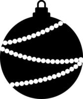 Kerstmis bal icoon. vector icoon