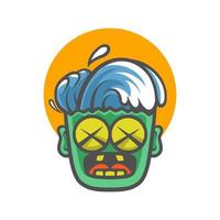 zombie Golf mascotte vector