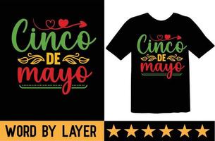 cinco de mayo SVG t overhemd ontwerp vector