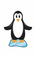 schattige pinguïn cartoon vector