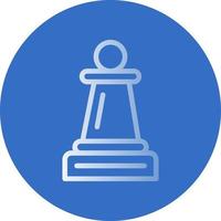 schaak pion vector icoon ontwerp