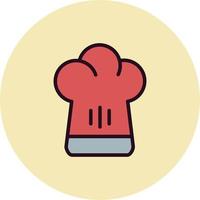 chef hoed vector icon