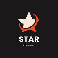 vrij vector abstract ster logo