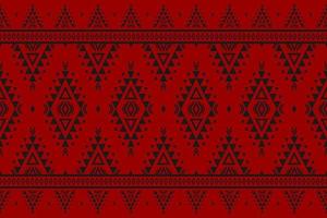 tapijt etnisch aztec patroon kunst. meetkundig etnisch rood naadloos patroon in stam. Mexicaans stijl. vector