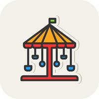 carrousel vector icoon ontwerp