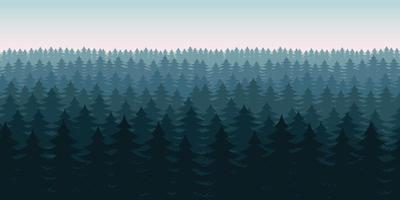 boslandschap achtergrond vectorillustratie ontwerp