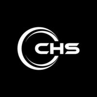 chs brief logo ontwerp in illustratie. vector logo, schoonschrift ontwerpen voor logo, poster, uitnodiging, enz.