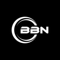 bbn brief logo ontwerp in illustratie. vector logo, schoonschrift ontwerpen voor logo, poster, uitnodiging, enz.