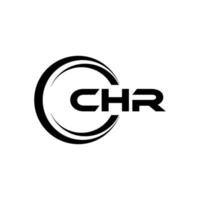 chr brief logo ontwerp in illustratie. vector logo, schoonschrift ontwerpen voor logo, poster, uitnodiging, enz.