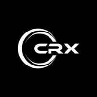 crx brief logo ontwerp in illustratie. vector logo, schoonschrift ontwerpen voor logo, poster, uitnodiging, enz.