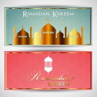 Headers voor Ramadan vector