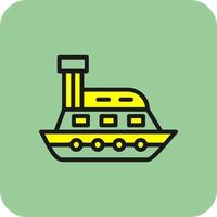 schip vector icoon ontwerp