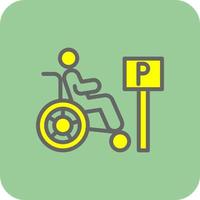 handicap vector icoon ontwerp