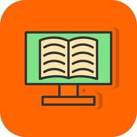 online onderwijs vector icoon ontwerp
