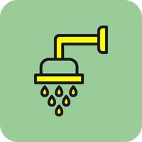 douche hoofd vector icoon ontwerp