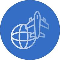wereld tour vector icoon ontwerp
