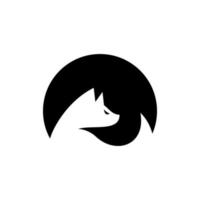 creatieve vos hoofd logo symbool vector ontwerp illustratie