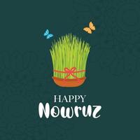 gelukkig Nowruz vector illustratie achtergrond. voorjaar viering vector ontwerp.