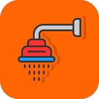 douche hoofd vector icoon ontwerp