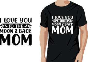 deze moeders dag afdrukbare t-shirt ontwerp vector