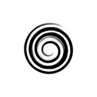 zwart enso zen cirkel Aan wit achtergrond. vector illustratie