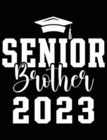 senior broer 2023. vector