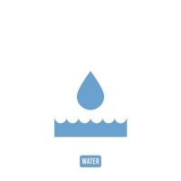 water icoon logo vector