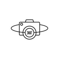 360 cam icoon vector