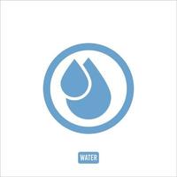 water icoon logo vector