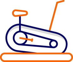 stationair fiets vector icoon