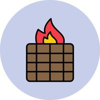 firewall vector pictogram