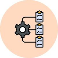 instellingen vector pictogram