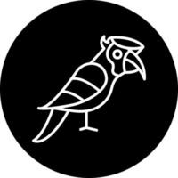 neushoornvogel vector icoon