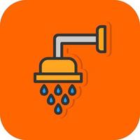 douche hoofd vector icoon ontwerp