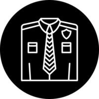 Politie uniform vector icoon