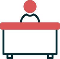 bureau vector pictogram