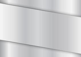 moderne witte en grijze glanzende zilveren achtergrond met kleurverloop met strepen vector